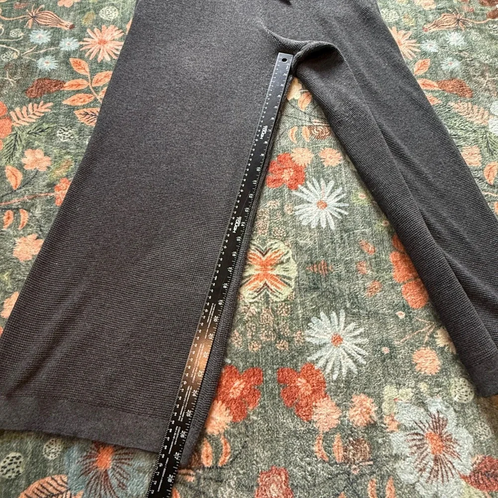 Vineyard‎ Vines Mens Large Gray Wool Blend Waffle Knit Wide Leg Lounge Pants